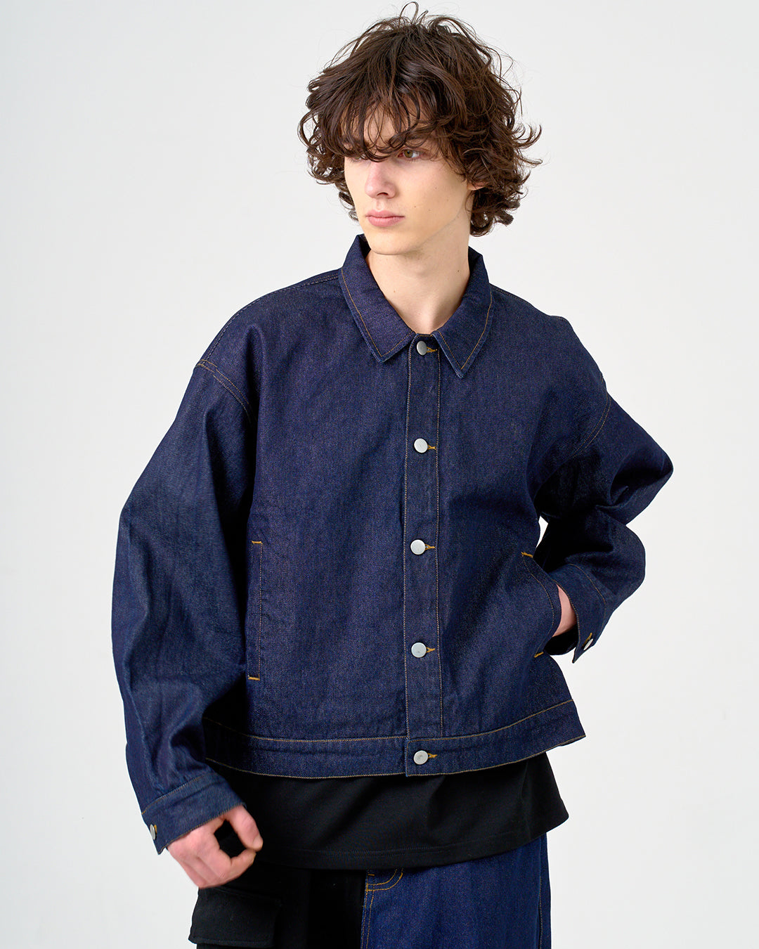 DENIM JACKET/デニムジャケット/NAVY
