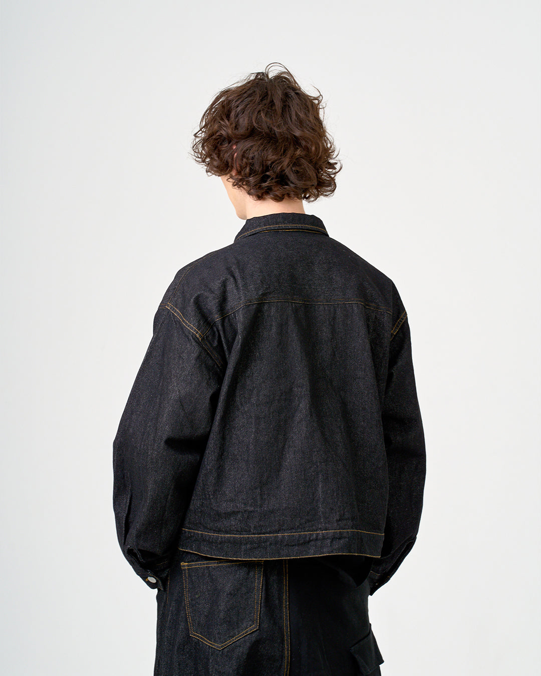 DENIM JACKET/デニムジャケット/BLACK