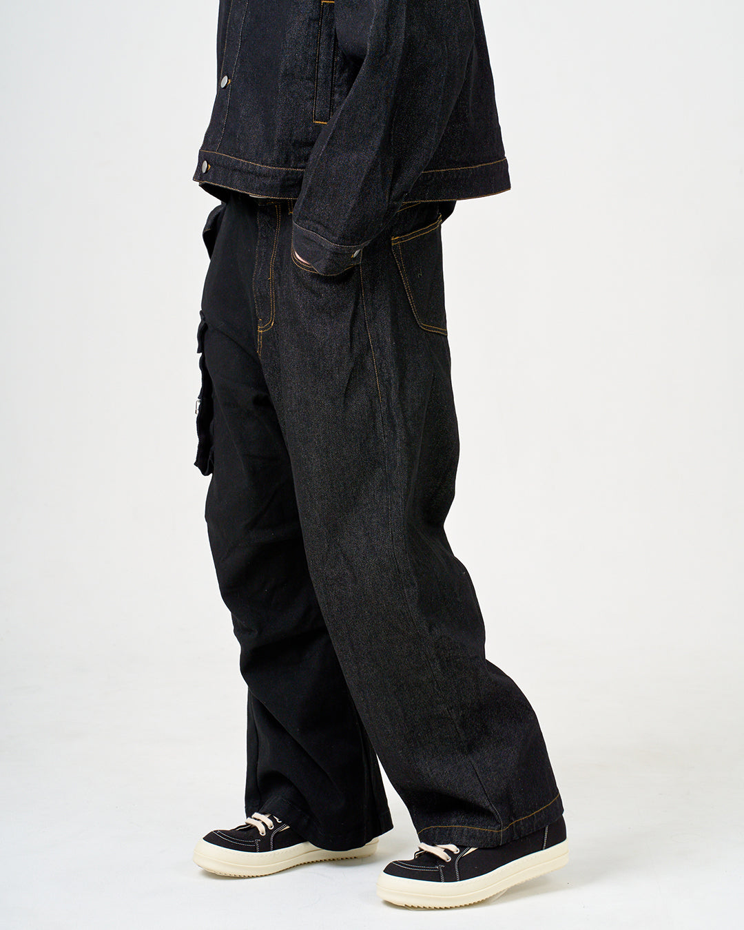 COMBINATION PANTS/コンビネーションパンツ/BLACK