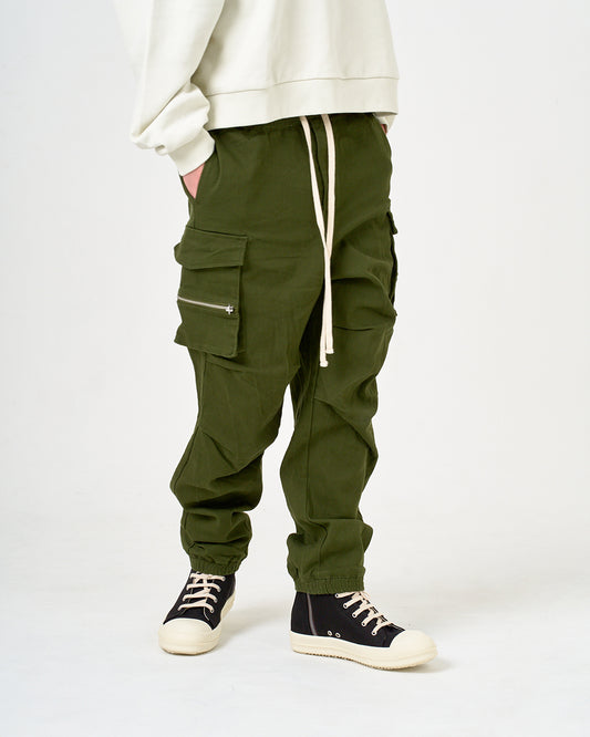 ZIP CARGOPANTS/ジップカーゴパンツ/KHAKI