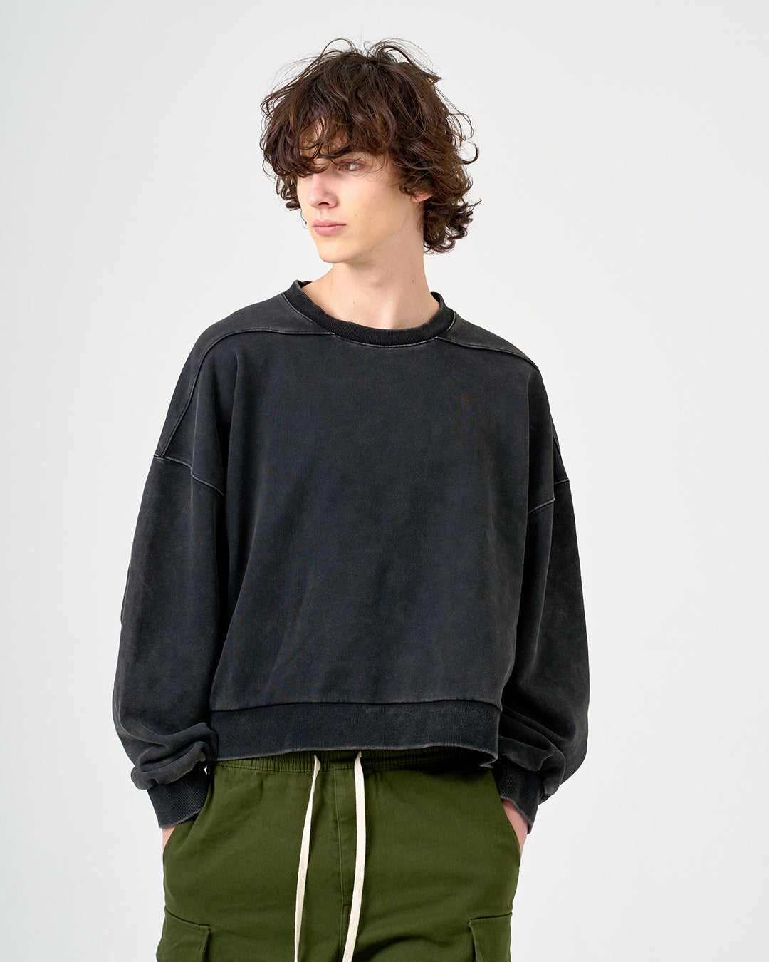 SWEATSHIRT/スウェットシャツ/CHARCOAL GRAY