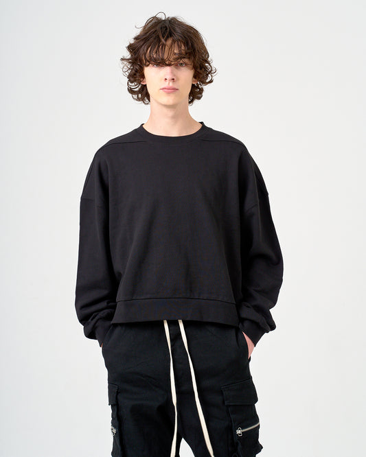 SWEATSHIRT/スウェットシャツ/BLACK