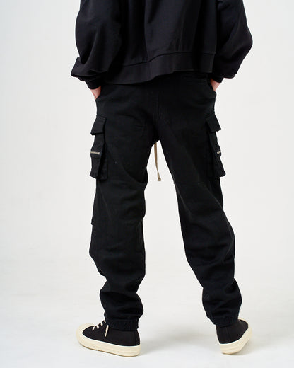 ZIP CARGOPANTS/ジップカーゴパンツ/BLACK